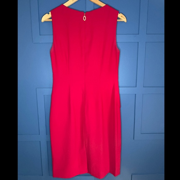 Red Sleeveless Ivanka Trump Dress Size 6 - Picture 2 of 4